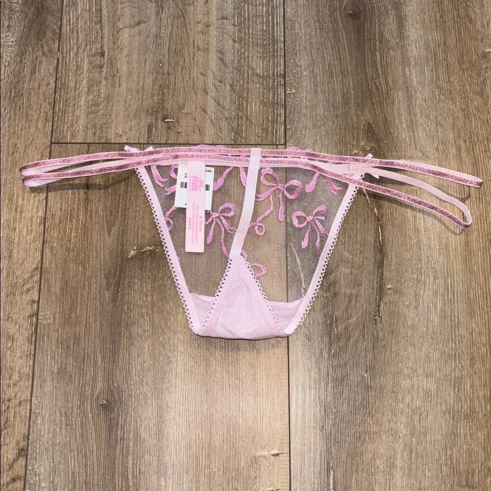 LoveShackFancy X PINK Strappy V String Panty